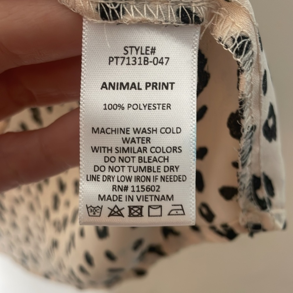 Lush 2x animal print blouse​ - Picture 4 of 5